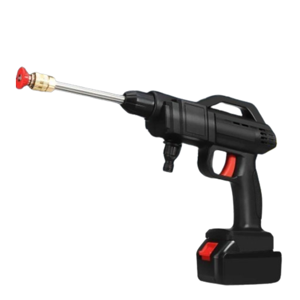 Rechargeable Car Washer Spray Gun - Black