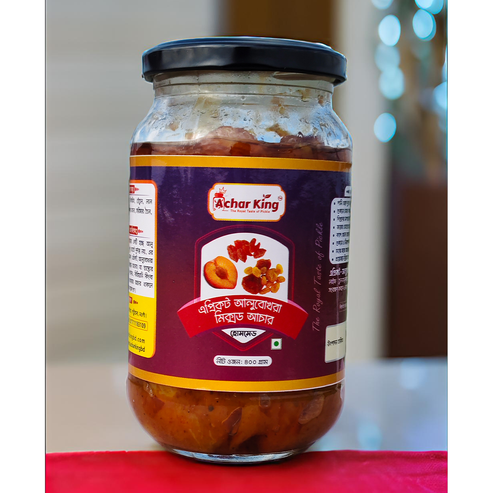 Achar King Premium Alubokhara Mixd Pickle Homemade - 400gm