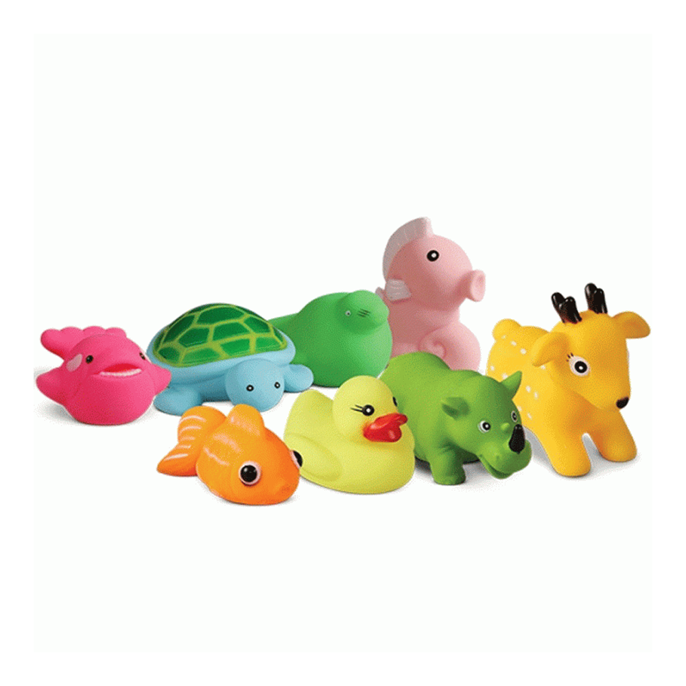 RFL Playtime Soft Toys-02 - 8Pcs - Multicolor - BB875103