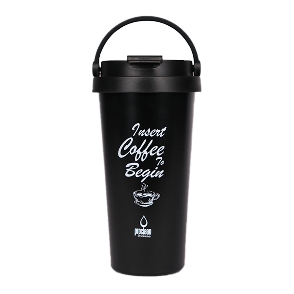 Proclean Carry n Go Coffee Mug - 500ml - Black - CM-1718