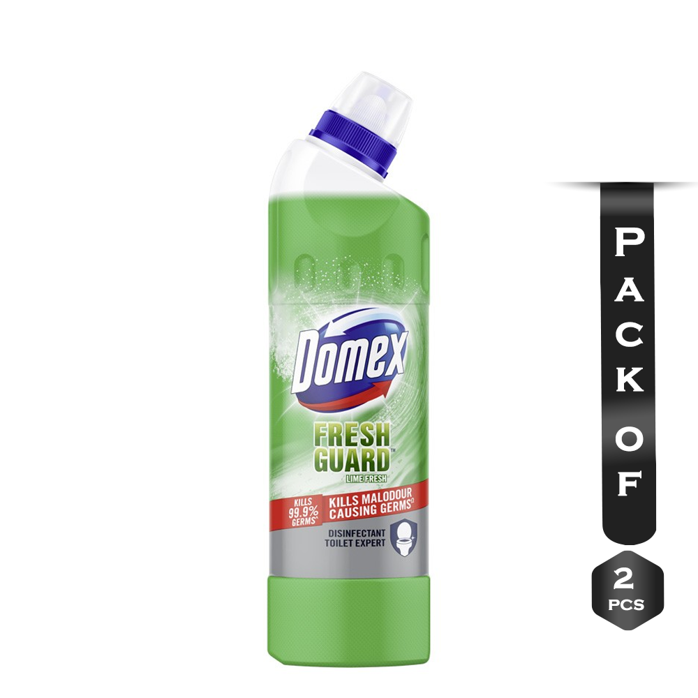 Pack Of 2Pcs Domex Lime Fresh Toilet Cleaning Liquid - 500ml