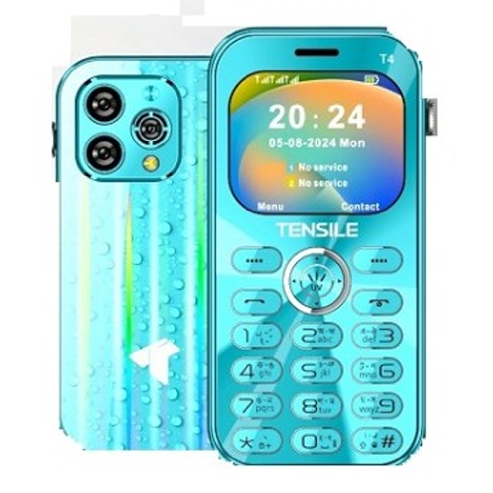Tensile T4 Light Dual SIM Feature Phone - Sky Blue