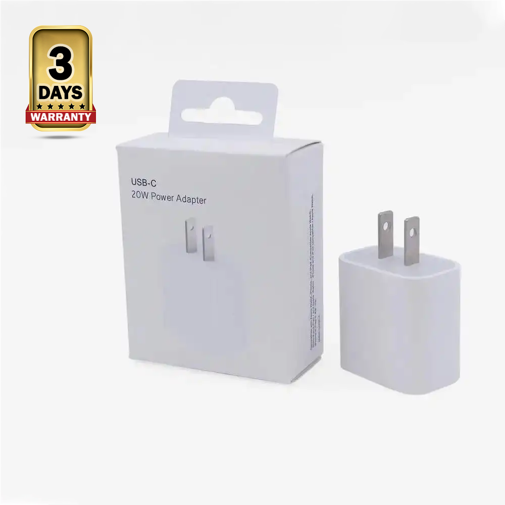 Apple USB-C 2 Pin Power Adaptor - 20W - White