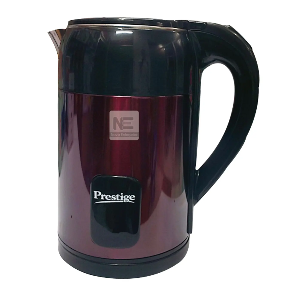 Prestige Double Layer Electric Kettle - 2 Liter - Maroon