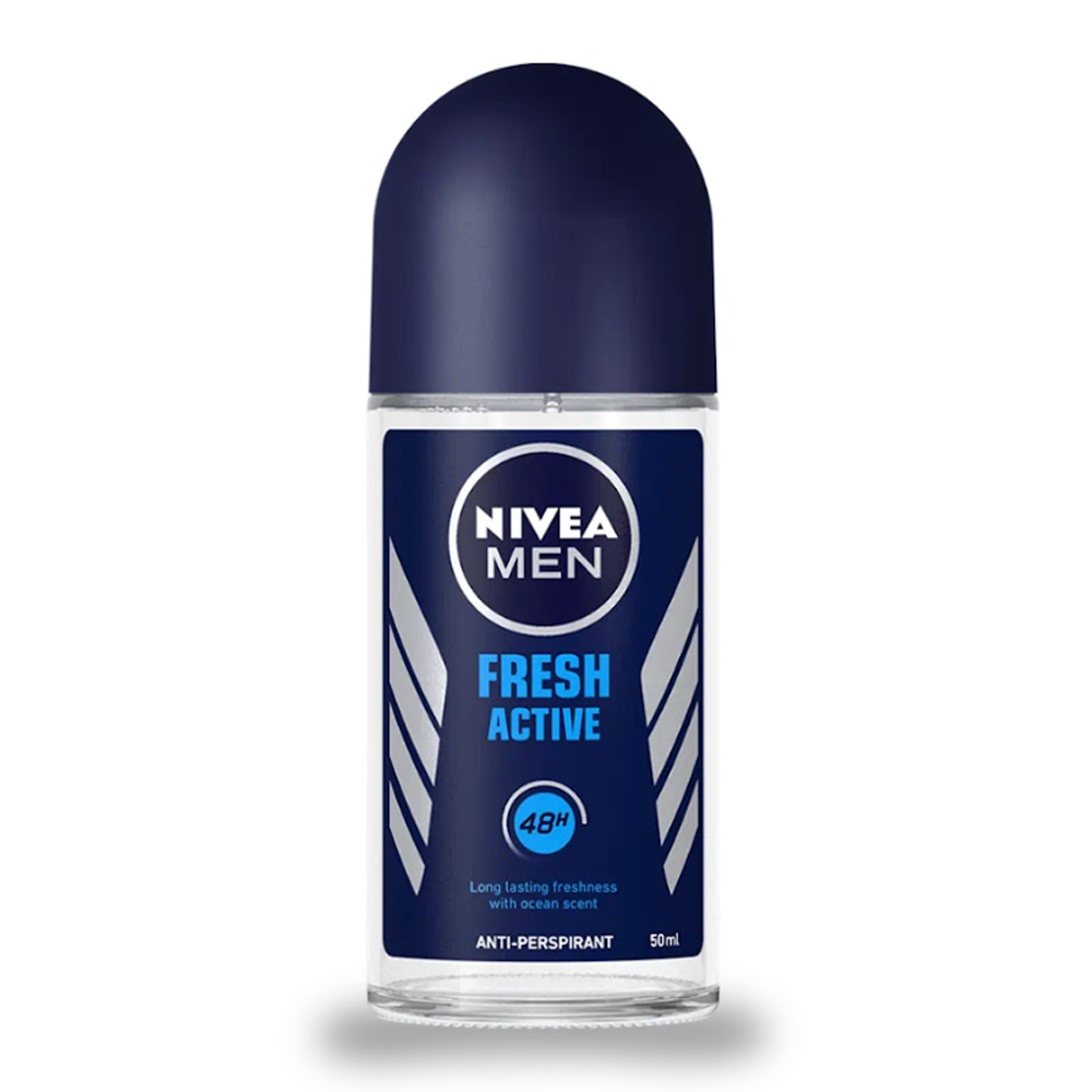 Nivea Men Fresh Active Roll On - 50ml - 82808