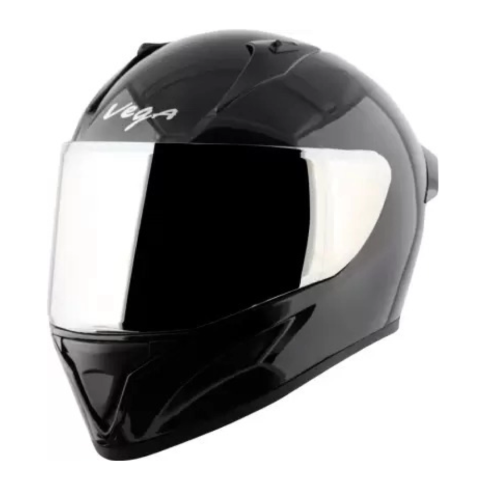 Vega Bolt Sports Full Face Motorbike Helmet - Black