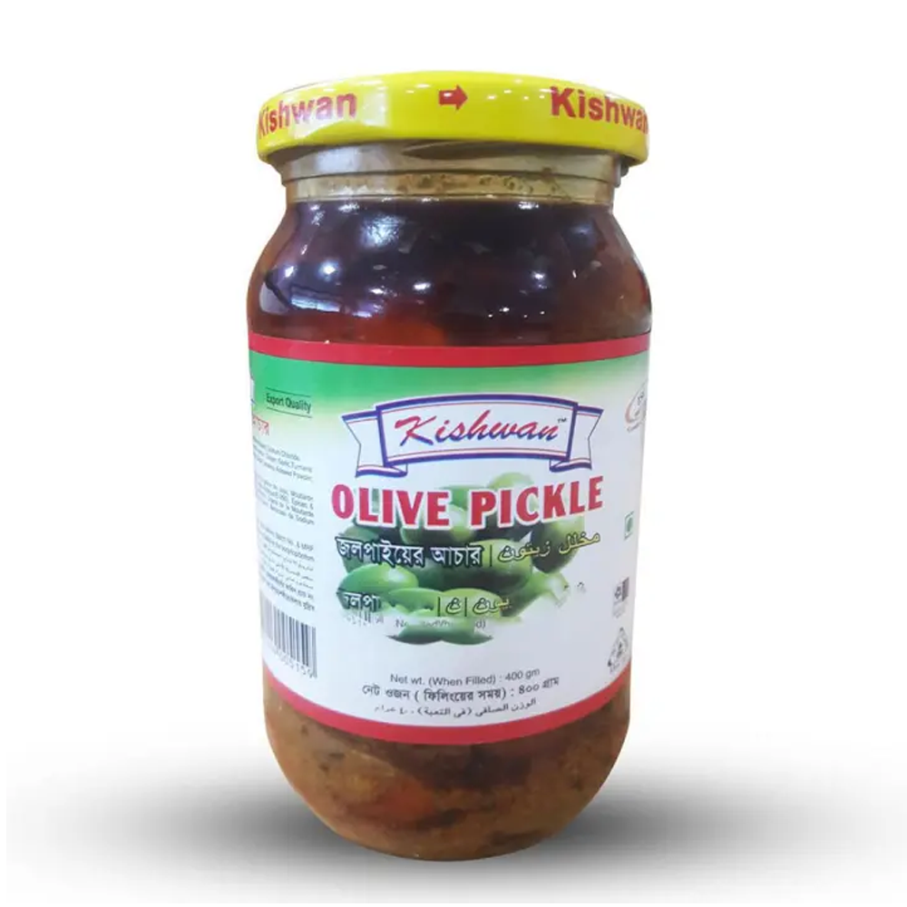 Kishwan Olive Pickle - 400gm 
