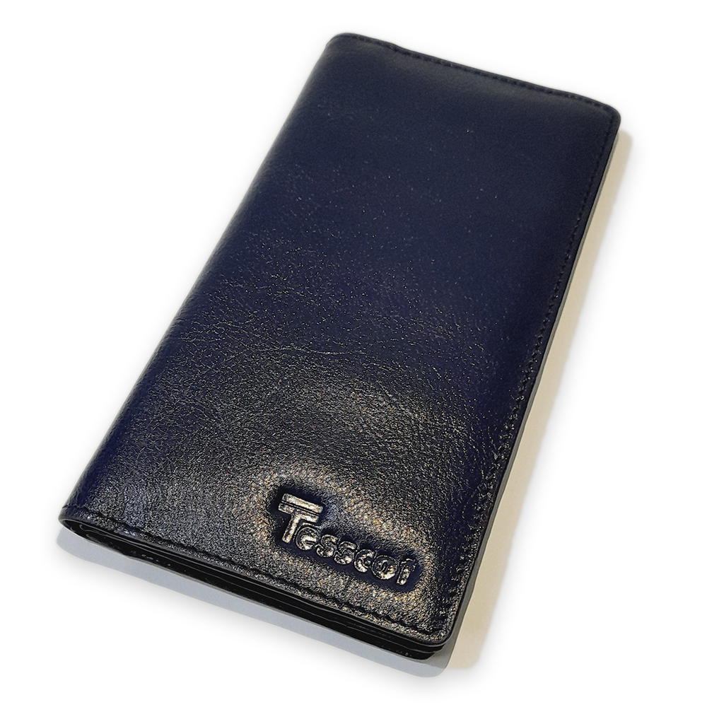 Leather Long Wallet For Men - Black - T-SS0923-WAL-LBLK03023