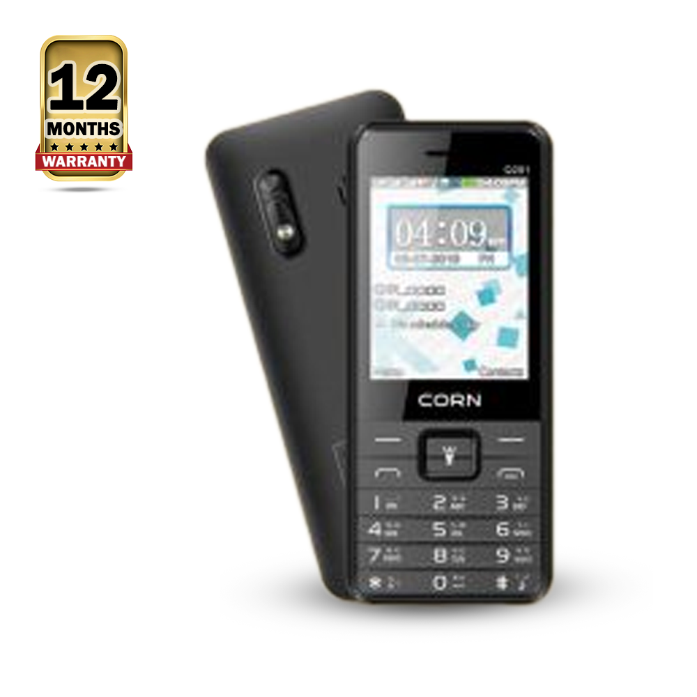 Corn Q281 Four Sim Feature Phone - Black 