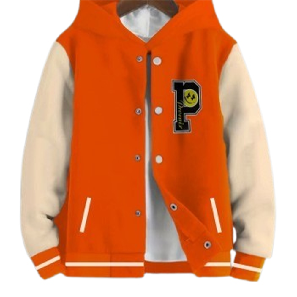 Cotton Winter Hoodie For Kids - Multicolor - BH-31