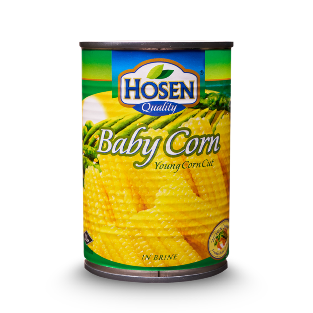 Hosen Quality Baby Corn Young Cut - 400gm