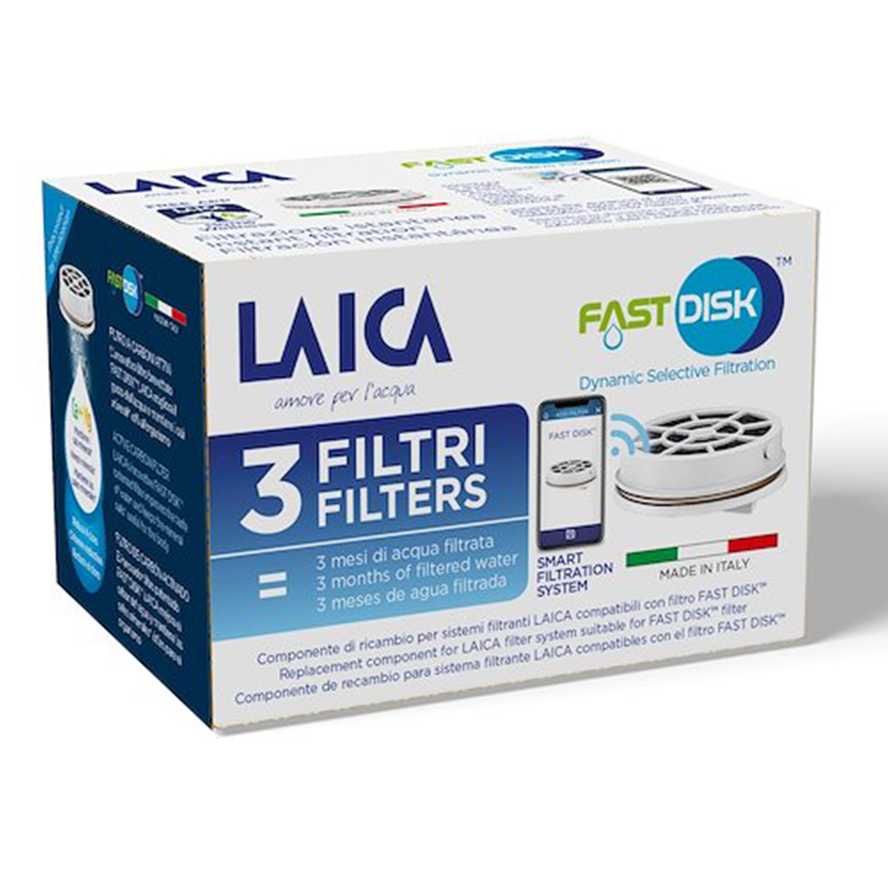 Pack 3Pcs Laica FD03A00 Filter Fat Disk - White