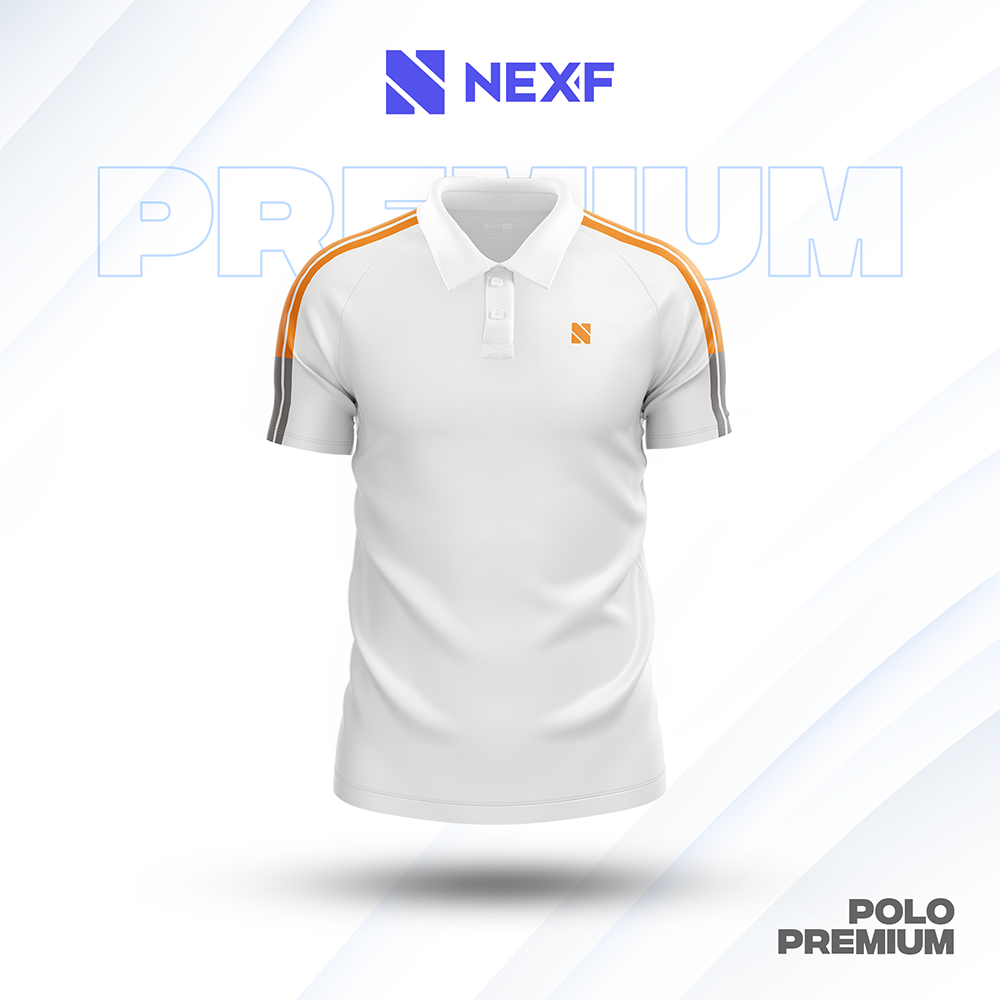 Mesh Sports Wear Half Sleeve Polo For Men - White - NEXF01