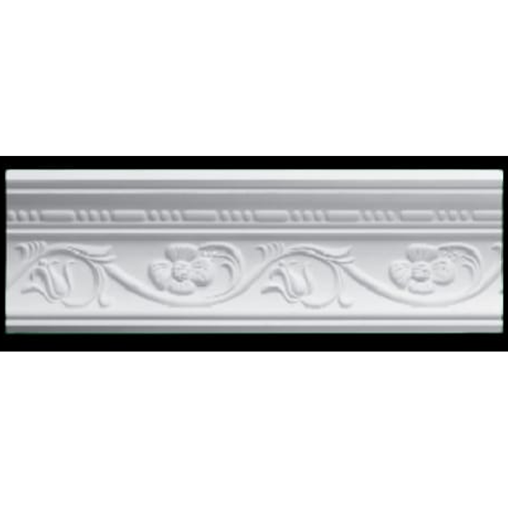 Gypsum Cornice Strip 6 Inch - White - ST 5