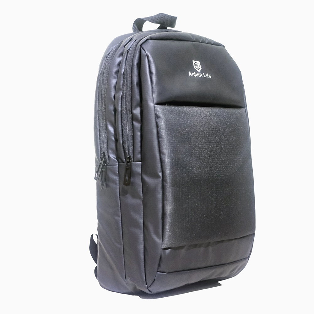 Polyester Waterproof Backpack - Black