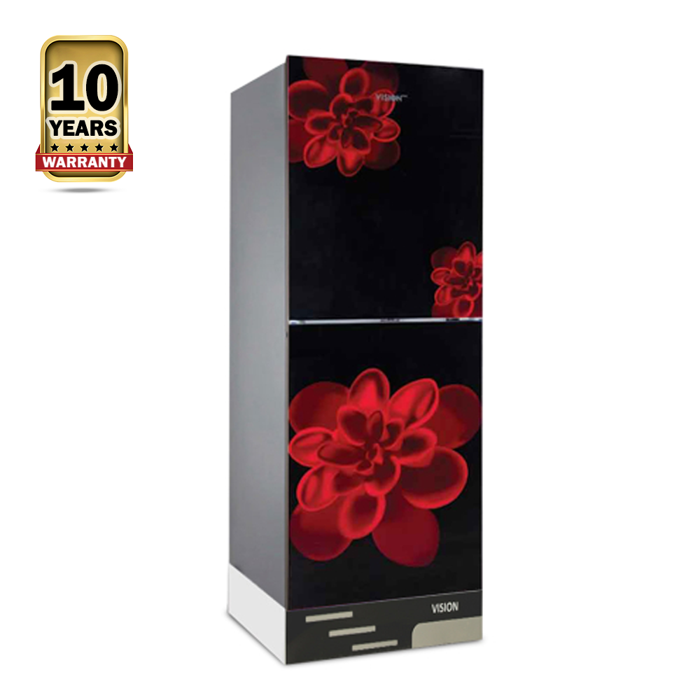 Vision GD RE-216L Refrigerator - 238 Litre - Red Rose