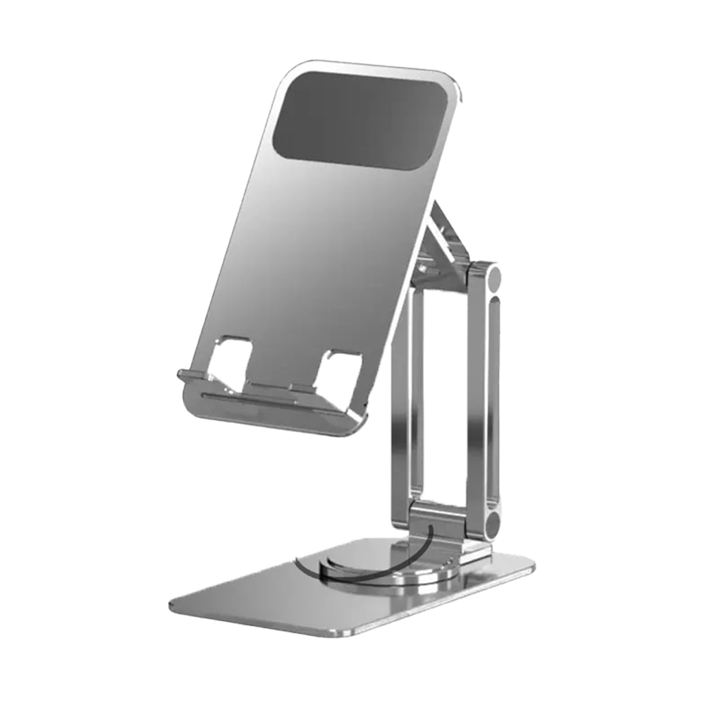 360 Rotation Aluminum Mobile Stand - Silver 