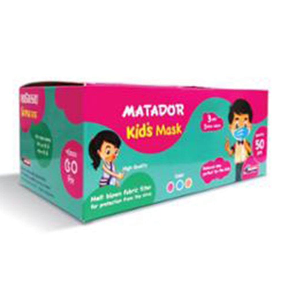 Matador Kids Face Mask - 50 Pcs