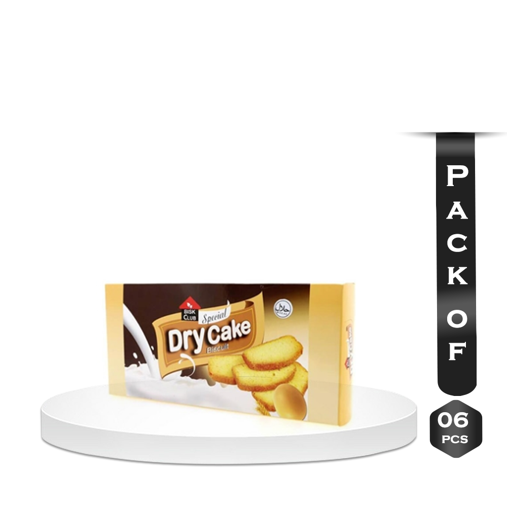 Pack Of 6 Pcs Bisk Club Dry Cake - 350 gm
