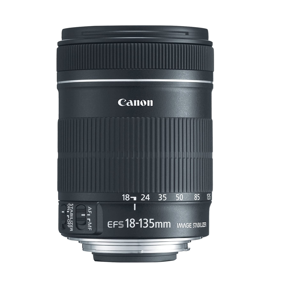 Canon EF-S 18-135mm f/3.5-5.6 IS Standard Zoom Lens - Black