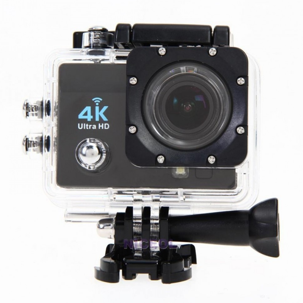 4K Sports Ultra HD DV Action Camera - 12MP - Black