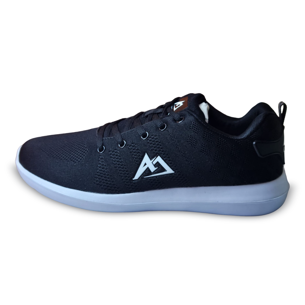 Akia Mesh Walking Shoes For Men - Black