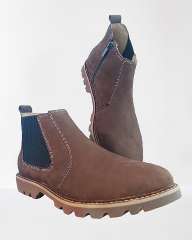 Original Leather Boot with Cat sole - Brown - S50