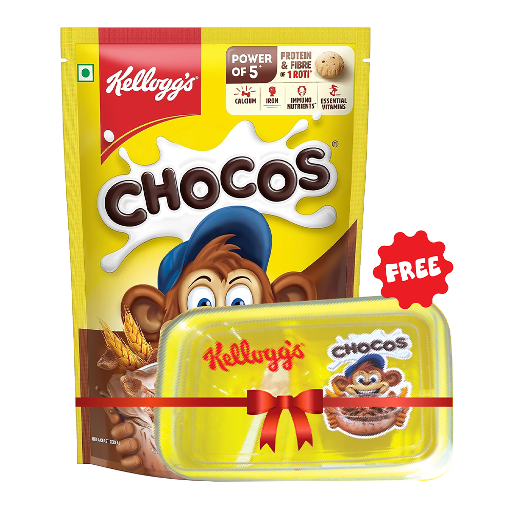 Buy Kellogg's Chocos 385gm Get a Tiffin Box Free - CH34
