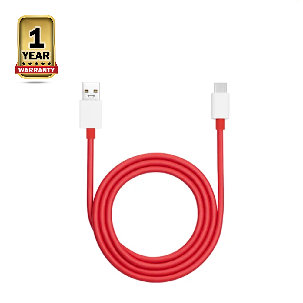 OnePlus USB-A to Type-C Cable 10A - 1M - Red