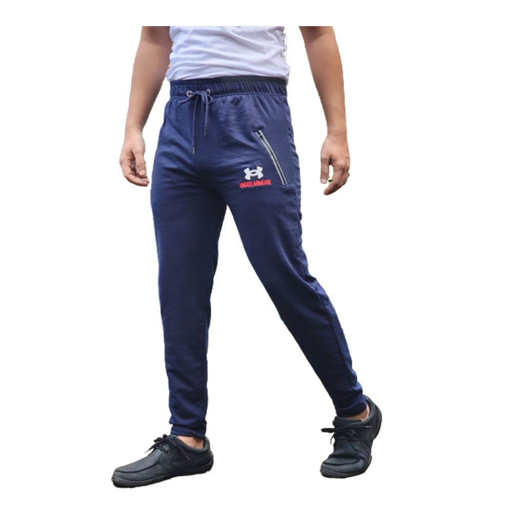 Under Armour Cotton Premium Tracksuit Trouser for Men - Violet Red - UAT01