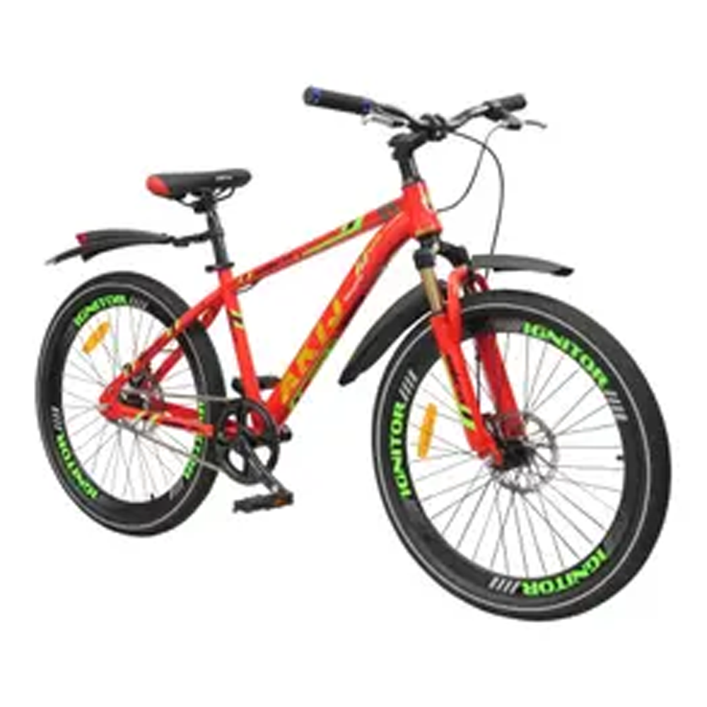 AKIJ STEEL 1 Speed Ignitor Bicycle Red V2 24