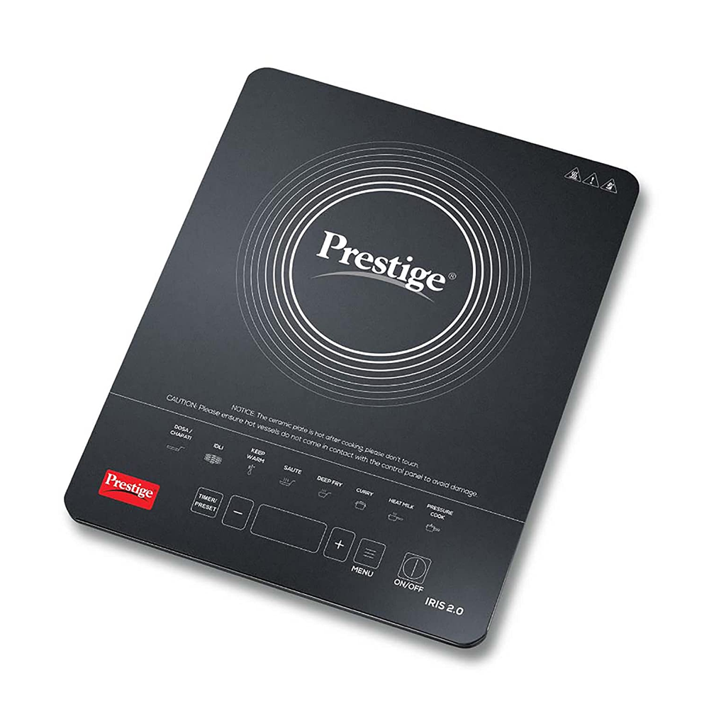 Prestige Iris 2.0 Induction Cooktop - 2000 Watt - Black