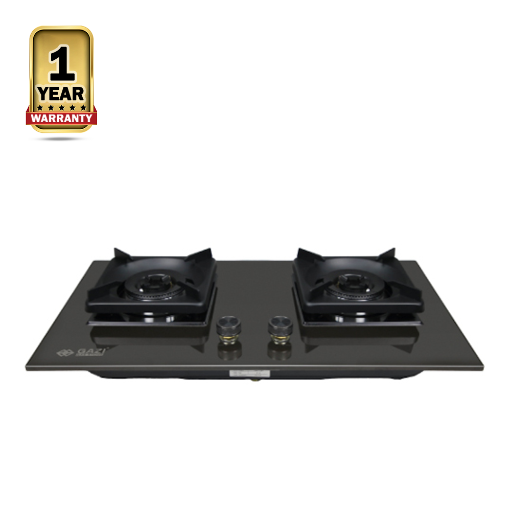 Gazi EG-B769M Smiss Double Gas Stove - Black