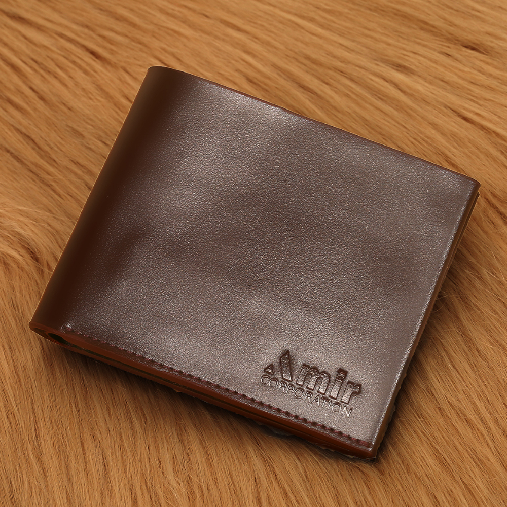 Leather Wallet for Men - Chocolate - AC-W9