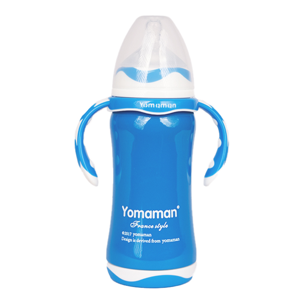 Proclean Charming Feeder Bottle - 260ml - Blue - FB-1695