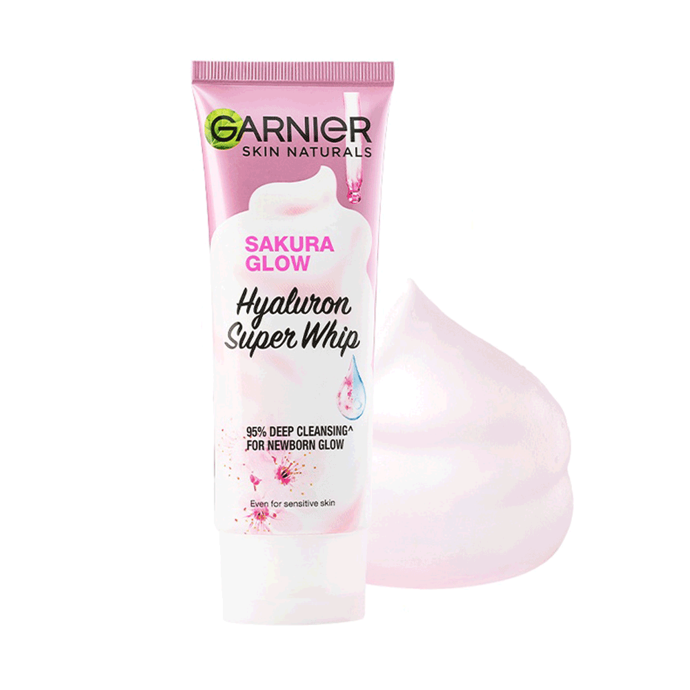 Garnier Sakura Glow Hyaluron Super Whip - 100ml