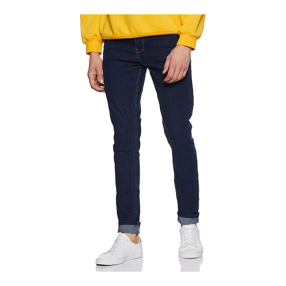 Knit Denim Jeans Pant for Men - Blue