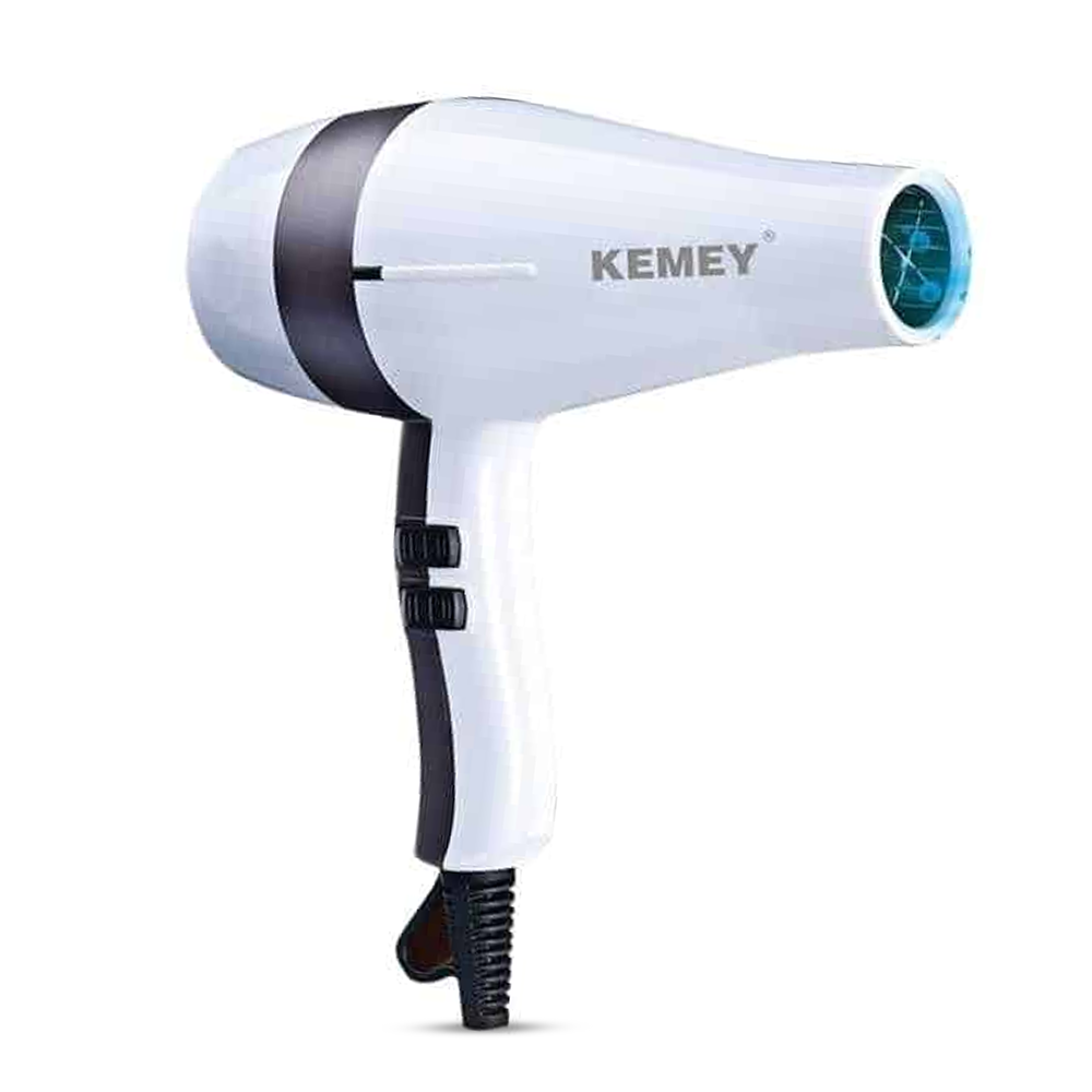 Kemei KM-5813 Hair Dryer For Women - Black And White