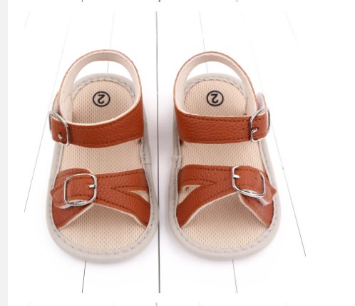 Armandy Artificial PU Leather Baby Boy Shoe - Brown