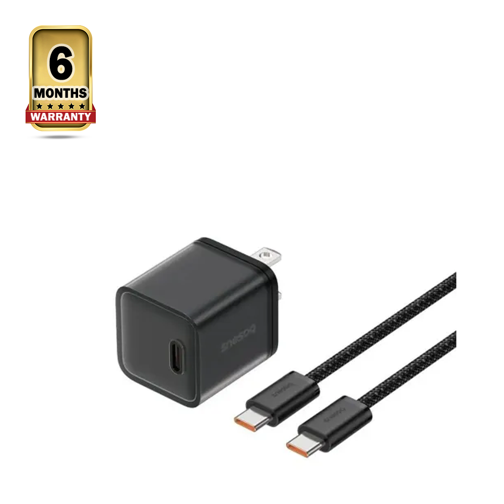 Baseus GaN5S Fast Charger Adapter with Type C Cable - 30W 