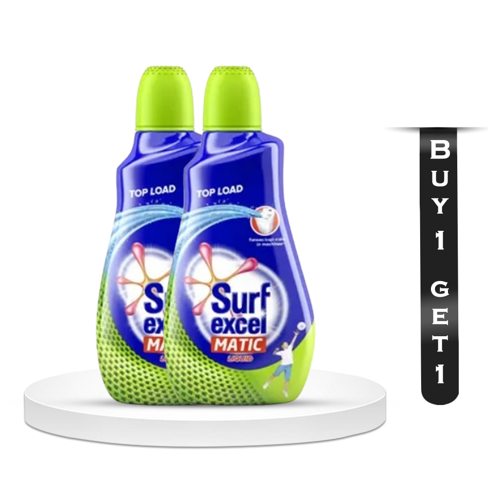 Buy Surf Excel Matic Top Load Liquid Detergent - 1 Liter and Get 1 Liter Free