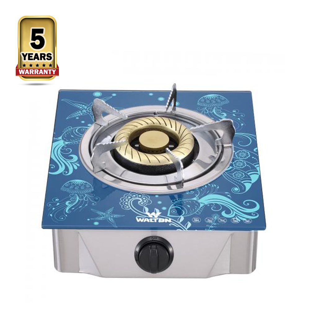 WALTON WGS-GSC20 Single Burner Glass Gas Stove