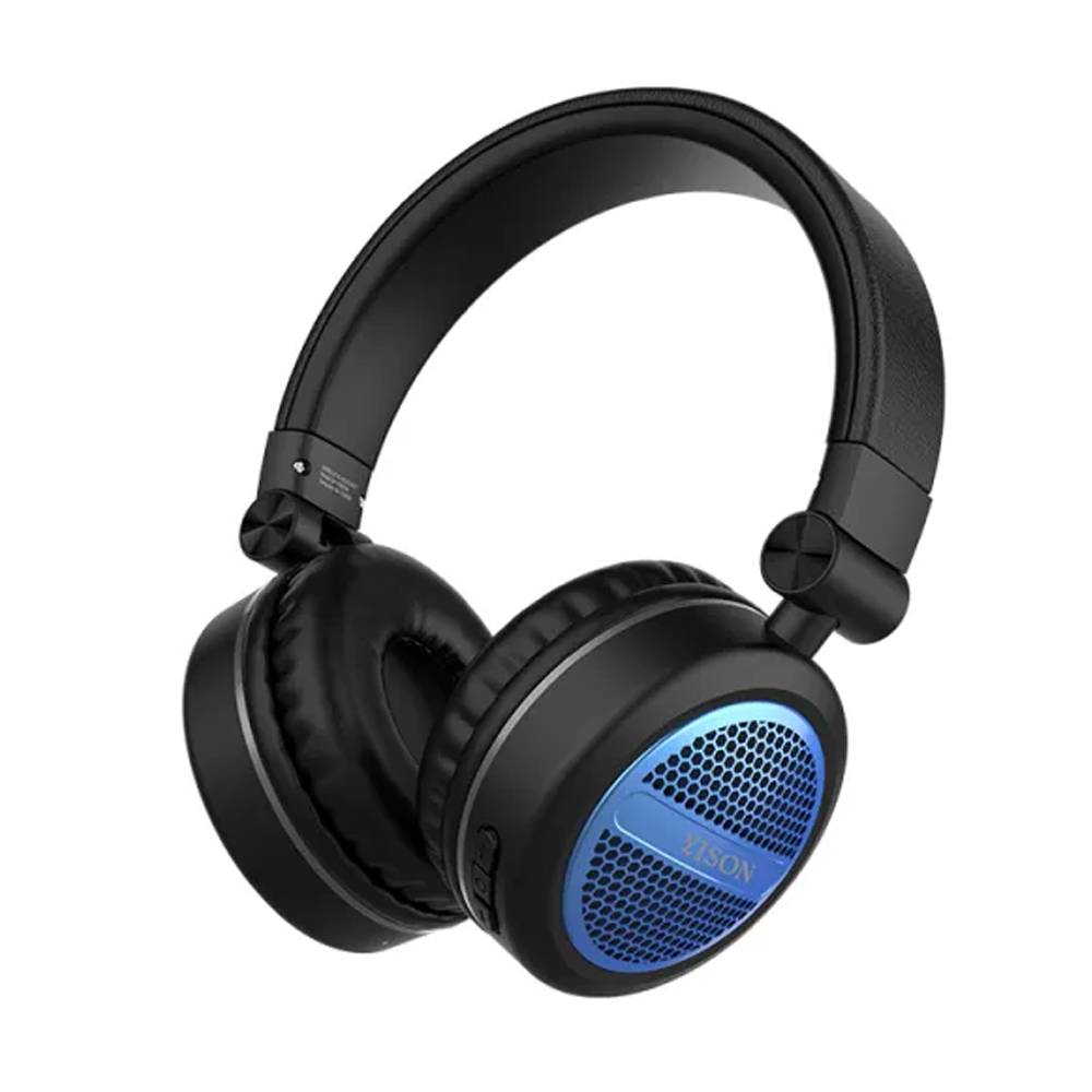 Yison B4 Portable Wireless Overhead Foldable Headphone - Blue