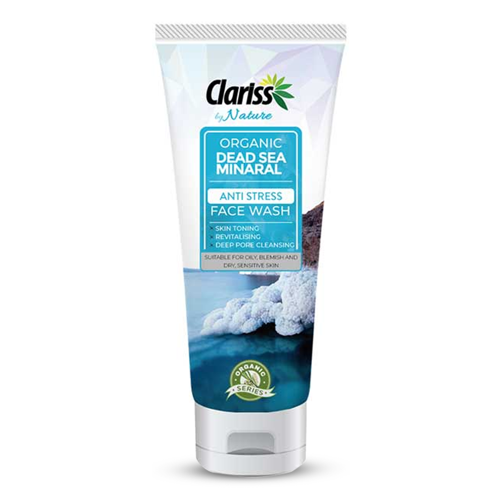 Clariss Organic Dead Sea Mineral Face Wash - 100ml