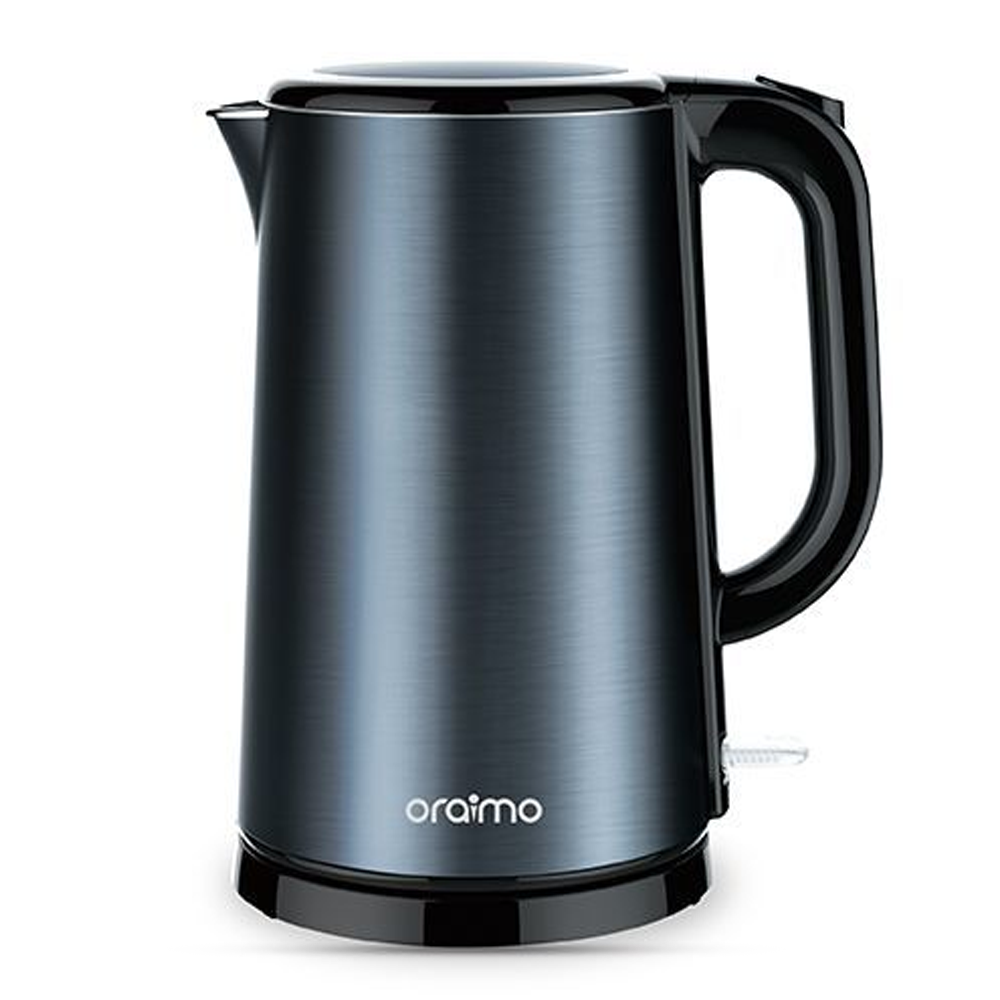 Black Miroco Electric Kettle With Base 1.5 Liter - household items