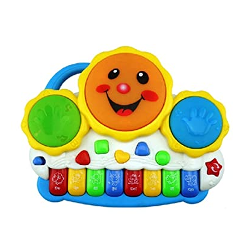 Drum Keyboard Musical Piano With Colorful Night Light