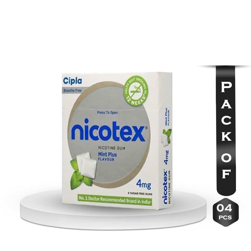 Nicotex Chewing Gum Mint Flavor - 4Mg