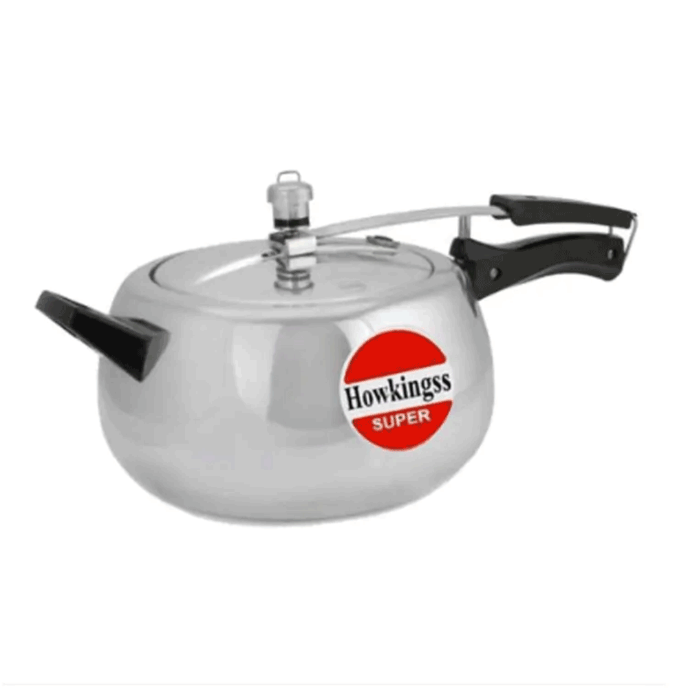 Howkings Aluminum Super Pressure Cooker - 5.5 Ltr 