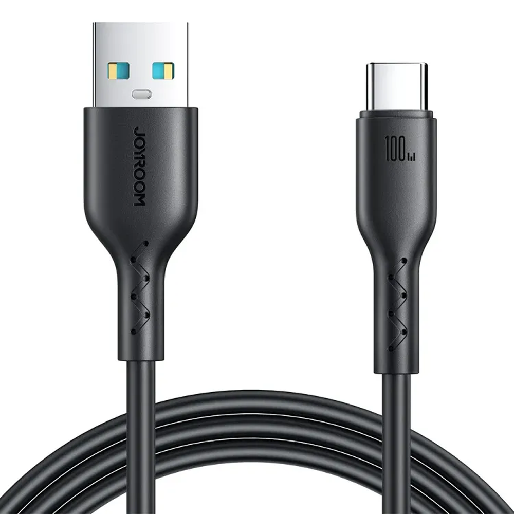 Joyroom SA26-AC6 USB to Type-C Fast Charging Data Cable - 100W - Black