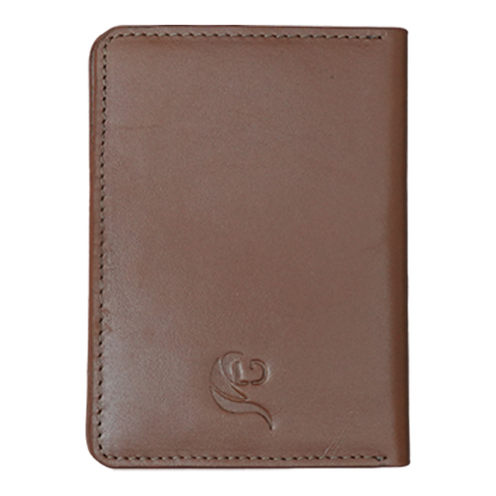 Rnw Leather Passport Wallet For Men And Women- Light Chocolate - RIM-PP-060-LC